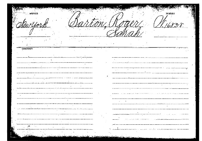 W16828 Revolutionary War Pension Records of Roger Barton (1756-1835) (Barton DNA Lineage II)