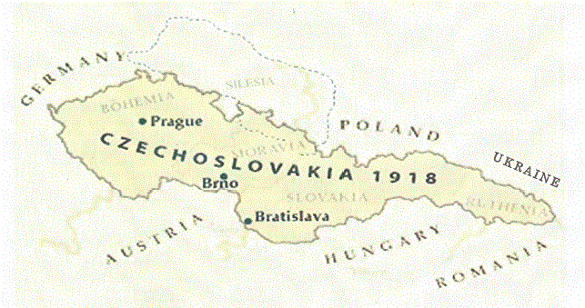 Historical Czechoslovak Area of Interest